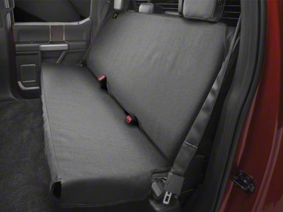 Weathertech Second Row Seat Protector; Charcoal (21-25 Mustang Mach-E)