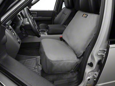 Weathertech Universal Front Bucket Seat Protector; Gray (21-24 Mustang Mach-E)