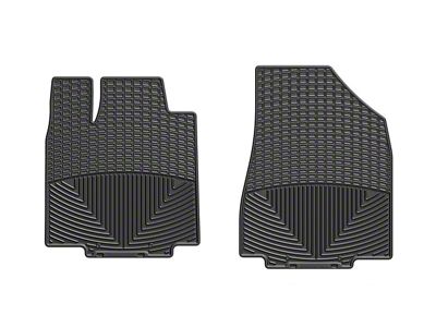 Weathertech All-Weather Front Rubber Floor Mats; Black (12-14 Mustang)