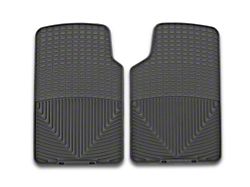 Weathertech All-Weather Front Rubber Floor Mats; Black (79-04 Mustang)