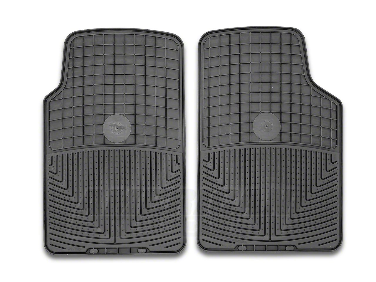 Weathertech All Weather Front Rubber Floor Mats Black 79 04 Mustang