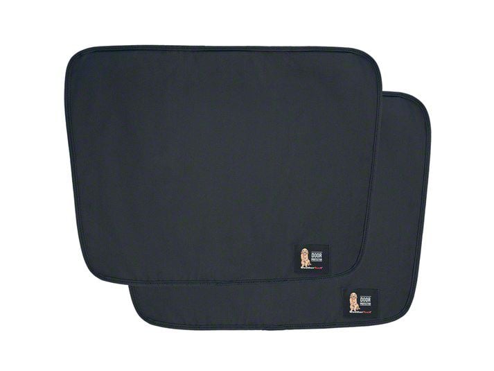 Weathertech Mustang Door Protectors; 22-Inch x 18-Inch; Black 8DP22CH ...