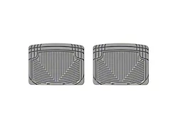 Weathertech All-Weather Rear Rubber Floor Mats; Gray (79-04 Mustang)