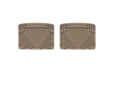 Weathertech All-Weather Rear Rubber Floor Mats; Tan (79-04 Mustang)