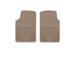 Weathertech All-Weather Front Rubber Floor Mats; Tan (79-04 Mustang)