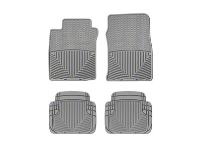 Weathertech All-Weather Front and Rear Rubber Floor Mats; Gray (05-09 Mustang)
