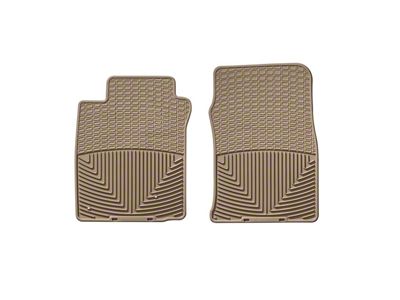 Weathertech All-Weather Front Rubber Floor Mats; Tan (05-09 Mustang)