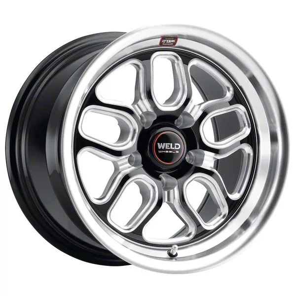 American Racing Mustang Mach Five Gloss Black Wheel; Rear