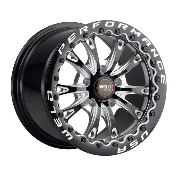 【お気にいる】 Belmont Mustang Performance Street WELD Beadlock Black Gloss アクセサリー