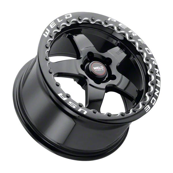 WELD Street Performance Mustang Ventura Beadlock Gloss Black Wheel