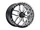 WELD Performance Laguna Beadlock Gloss Black Milled Wheel; Rear Only; 17x10 (05-09 Mustang)