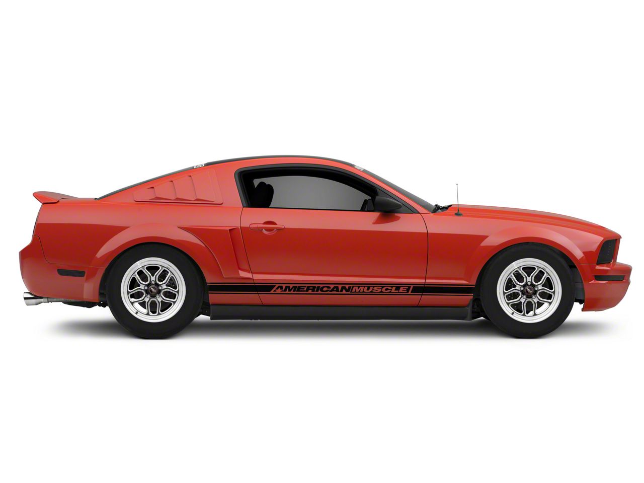 WELD Performance Mustang Laguna Drag Gloss Black Milled