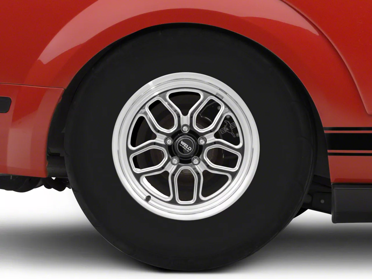 最高の品質 Laguna Mustang Performance WELD Drag Milled Black Gloss スポーツトイ・アクショントイ