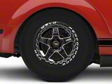 WELD Performance Ventura Beadlock Gloss Black Milled Wheel; Rear Only; 15x10; 50mm Offset (05-09 Mustang)
