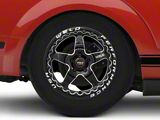 WELD Performance Ventura Beadlock Gloss Black Milled Wheel; Rear Only; 17x10; 49mm Offset (05-09 Mustang)