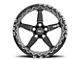 WELD Performance Ventura Beadlock Gloss Black Milled Wheel; Rear Only; 15x10 (10-14 Mustang)