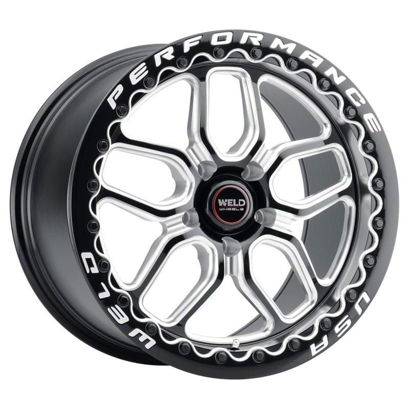 WELD Performance Mustang Laguna Beadlock Gloss Black Milled