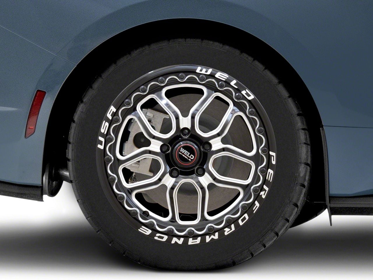 WELD Performance Mustang Laguna Beadlock Gloss Black Milled Wheel