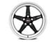 WELD Performance Laguna Drag Gloss Black Milled Wheel; Front Only; 17x5 (2024 Mustang)