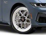 WELD Performance Laguna Drag Gloss Black Milled Wheel; Front Only; 20x5; -23mm Offset (24-26 Mustang)