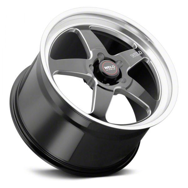 WELD Performance Mustang Ventura Drag Gloss Black Milled