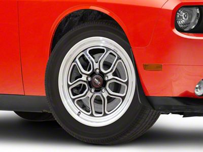 WELD Performance Laguna Drag Gloss Black Milled Wheel; Front Only; 18x5 (08-23 RWD Challenger, Excluding Widebody)