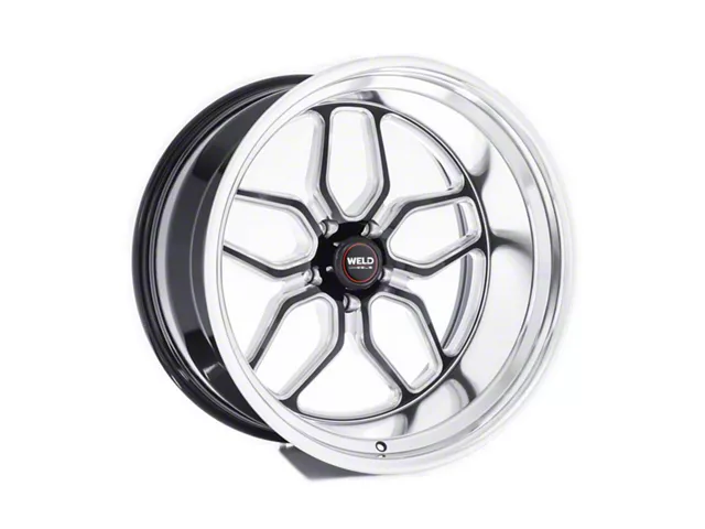 WELD Performance Laguna Gloss Black Milled Wheel; Rear Only; 20x10.5 (08-23 RWD Challenger, Excluding Widebody)