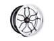 WELD Performance Laguna Gloss Black Milled Wheel; 22x9 (08-23 RWD Challenger, Excluding Widebody)