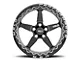 WELD Performance Ventura Beadlock Gloss Black Milled Wheel; Rear Only; 15x10 (08-23 RWD Challenger, Excluding Widebody)