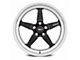 WELD Performance Ventura Drag Gloss Black Milled Wheel; Front Only; 18x8 (08-23 RWD Challenger, Excluding Widebody)