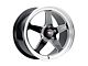 WELD Performance Ventura Drag Gloss Black Milled Wheel; Rear Only; 15x10 (08-23 RWD Challenger, Excluding Widebody)