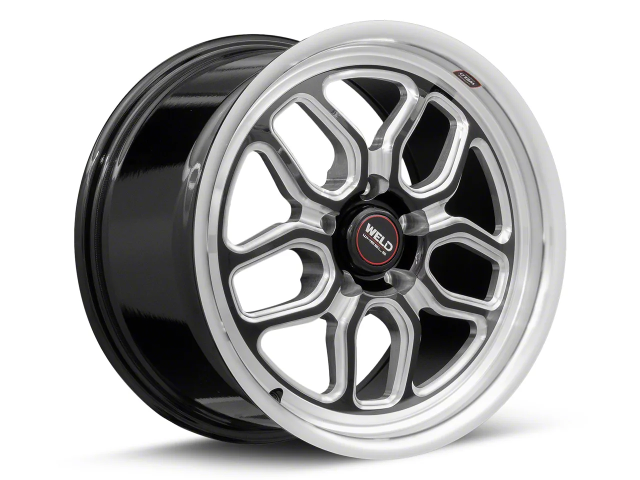 WELD Performance Charger Laguna Drag Gloss Black Milled Wheel