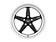 WELD Performance Ventura Drag Gloss Black Milled Wheel; Rear Only; 17x10 (20-23 Charger Widebody)