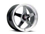 WELD Performance Ventura Gloss Black Milled Wheel; Rear Only; 20x10.5; 20mm Offset (06-10 RWD Charger)