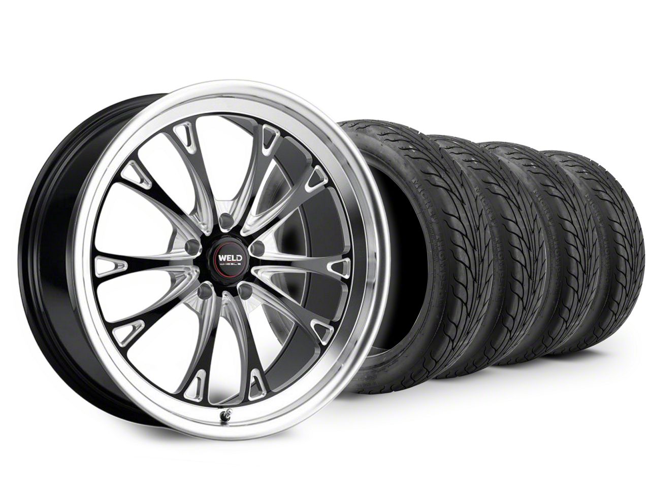 WELD Performance Mustang 18x5 WELD Performance Belmont Drag & Mickey ...