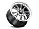 WELD Performance Belmont Drag Gloss Black Milled Wheel; Front Only; 17x5 (15-23 Mustang GT, EcoBoost, V6)