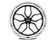 WELD Performance Laguna Drag Gloss Black Milled Wheel; Rear Only; 17x10 (94-98 Mustang)