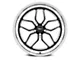 WELD Performance Laguna Drag Gloss Black Milled Wheel; Front Only; 17x5 (15-23 Mustang GT, EcoBoost, V6)