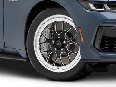 Weld Racing RTS S77 Black Anodized Wheel; Front Only; 18x5 (2024 Mustang)