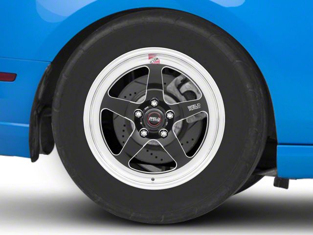 Weld Racing RTS S71 Black Anodized Wheel; Front Only; 17x5 (10-14 Mustang, Excluding 13-14 GT500)