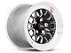Weld Racing RTS S77 Black Anodized Wheel; Rear Only; 17x10 (10-14 Mustang GT w/o Performance Pack, V6)