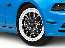Weld Racing RTS S77 Black Anodized Wheel; Front Only; 18x5; -23mm Offset (10-14 Mustang)