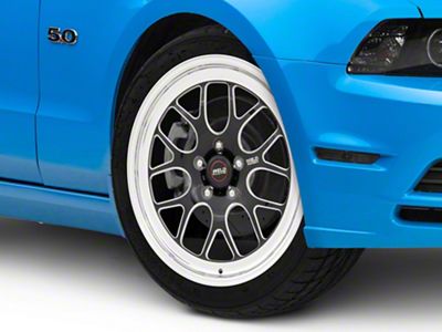Weld Racing RTS S77 Black Anodized Wheel; Front Only; 18x5 (10-14 Mustang)