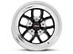 Weld Racing RTS S76 Black Anodized Wheel; Rear Only; 15x10 (15-23 Mustang GT w/o Performance Pack, EcoBoost, V6)