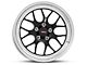 Weld Racing RTS S77 Black Anodized Wheel; Rear Only; 17x10 (15-23 Mustang GT w/o Performance Pack, EcoBoost, V6)