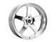 WELD Street Performance Ventura Gloss Silver Machined Wheel; Rear Only; 20x10.5 (08-23 RWD Challenger, Excluding Widebody)