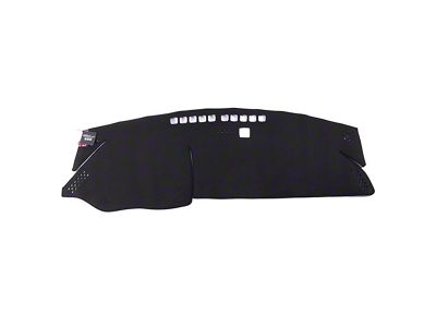 WELLvisors Suede Style Dash Mat; Black (16-24 Camaro)