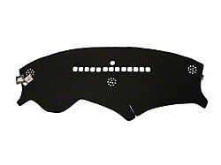 WELLvisors Suede Style Dash Mat; Black (14-19 Corvette C7 w/o Heads Up Display)