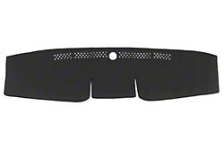 WELLvisors Bamboo Charcoal Dash Mat; Black (10-14 Mustang)