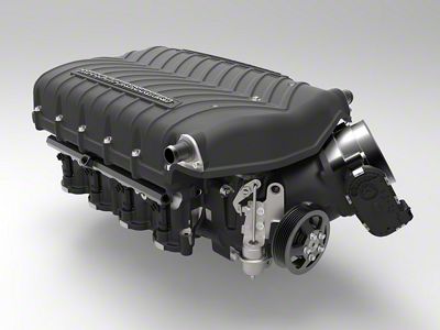 Whipple W185RF 3.0L Intercooled Supercharger Kit; Black (15-17 5.7L HEMI Challenger)
